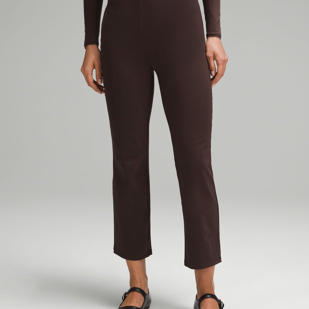 lululemon athletica Brown Ankle-Length Cropped Pants